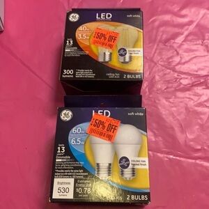 2/$20.  LED Soft White Dimmable Light Bulbs